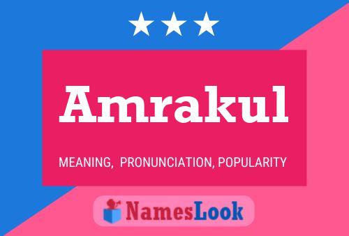 Amrakul Name Poster