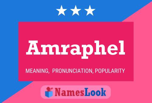 Amraphel Name Poster