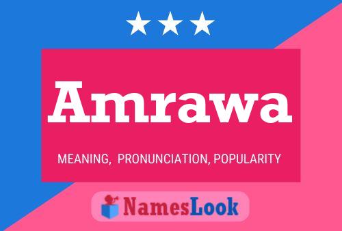 Amrawa Name Poster