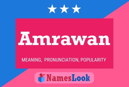 Amrawan Name Poster