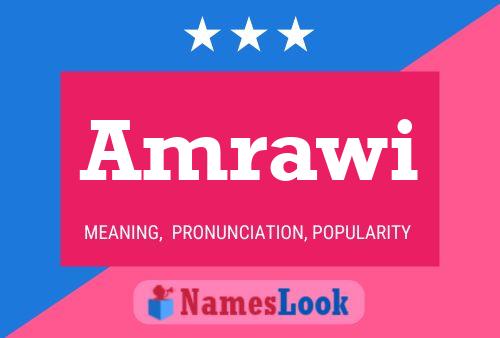 Amrawi Name Poster