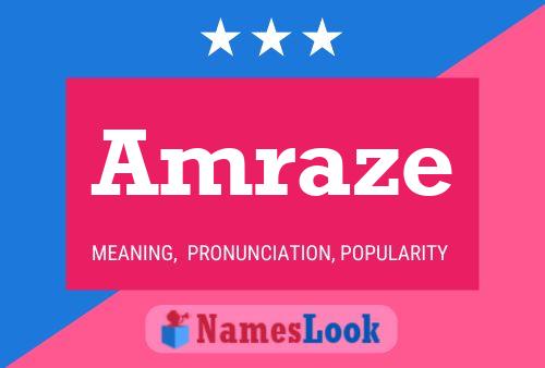 Amraze Name Poster