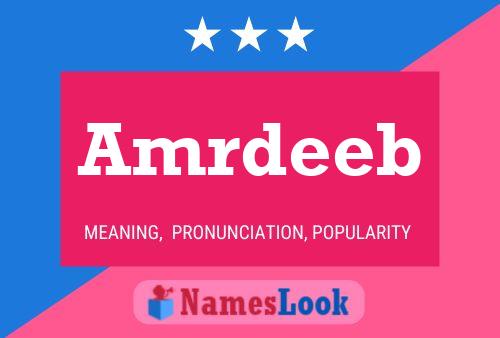 Amrdeeb Name Poster