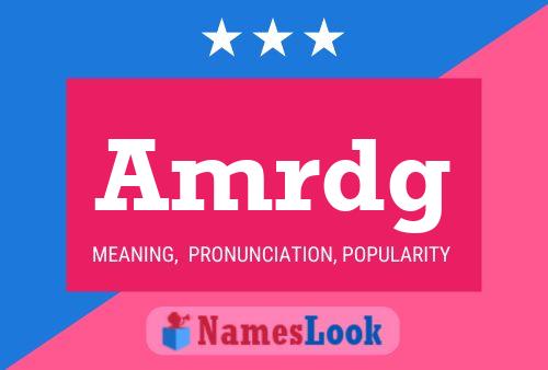 Amrdg Name Poster