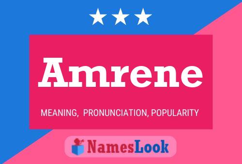 Amrene Name Poster