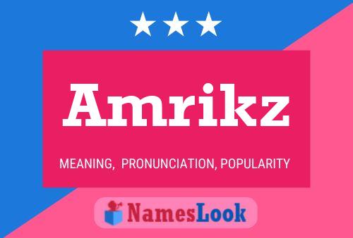 Amrikz Name Poster