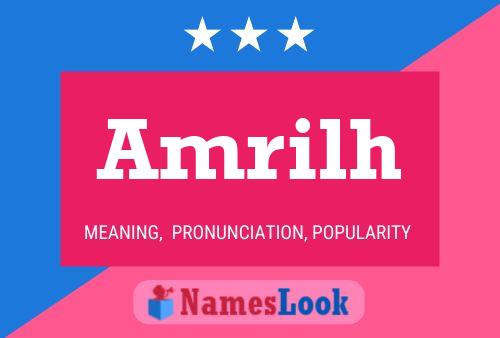 Amrilh Name Poster