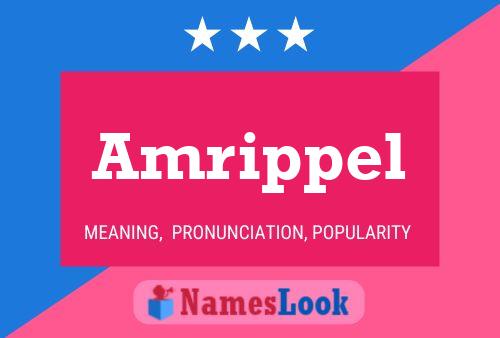 Amrippel Name Poster