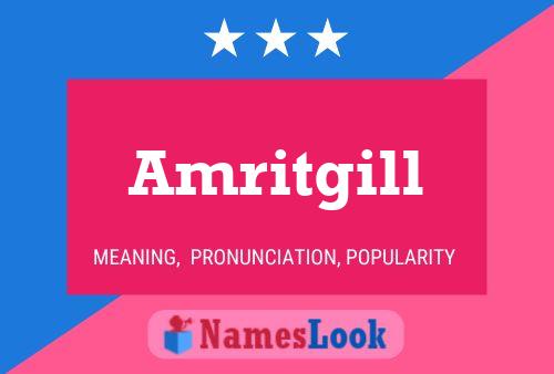 Amritgill Name Poster