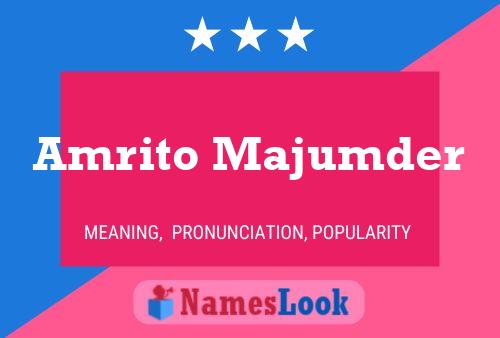 Amrito Majumder Name Poster