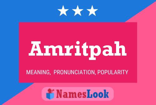 Amritpah Name Poster