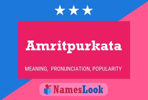 Amritpurkata Name Poster