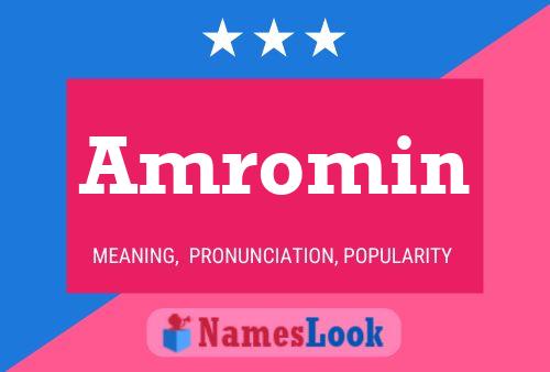 Amromin Name Poster