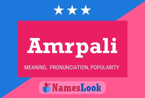 Amrpali Name Poster