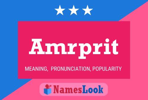 Amrprit Name Poster