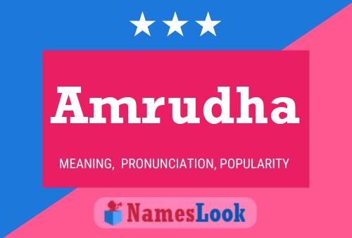 Amrudha Name Poster