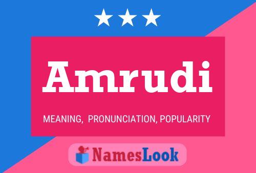 Amrudi Name Poster