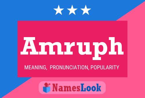 Amruph Name Poster