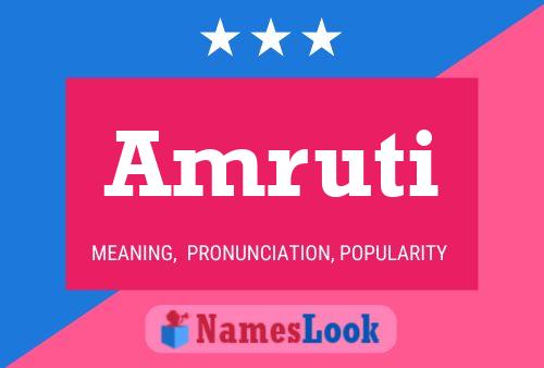 Amruti Name Poster