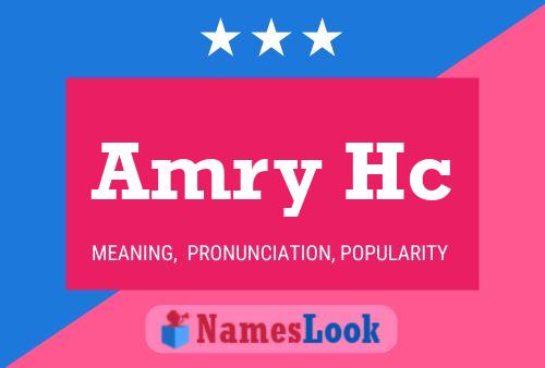 Amry Hc Name Poster