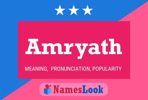 Amryath Name Poster