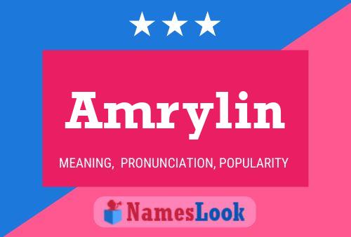 Amrylin Name Poster