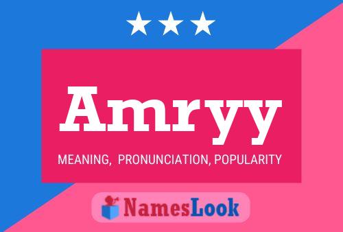 Amryy Name Poster