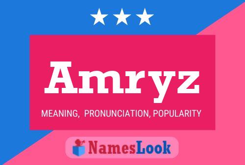 Amryz Name Poster