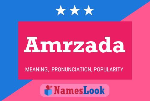 Amrzada Name Poster