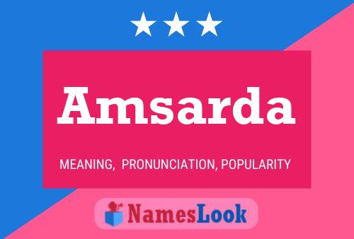 Amsarda Name Poster