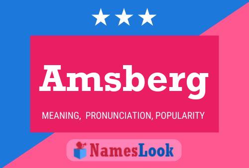 Amsberg Name Poster