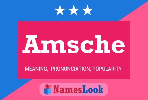 Amsche Name Poster