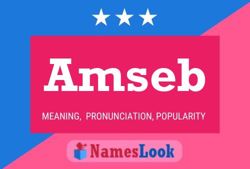 Amseb Name Poster