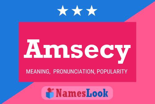 Amsecy Name Poster