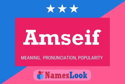 Amseif Name Poster