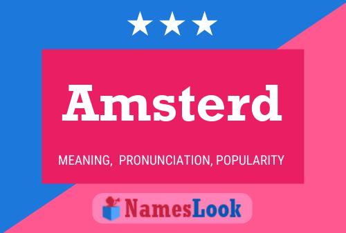 Amsterd Name Poster