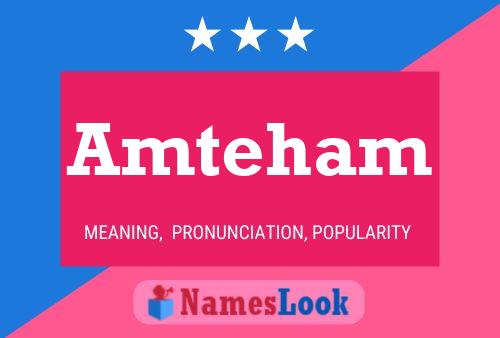 Amteham Name Poster