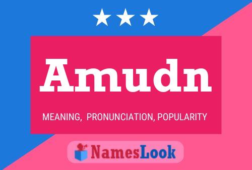 Amudn Name Poster