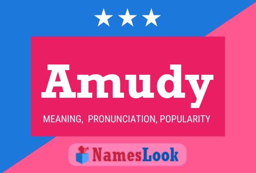 Amudy Name Poster