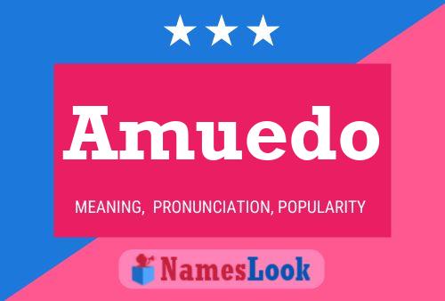 Amuedo Name Poster