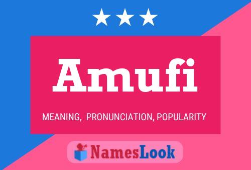 Amufi Name Poster