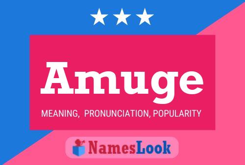 Amuge Name Poster