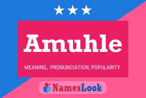 Amuhle Name Poster