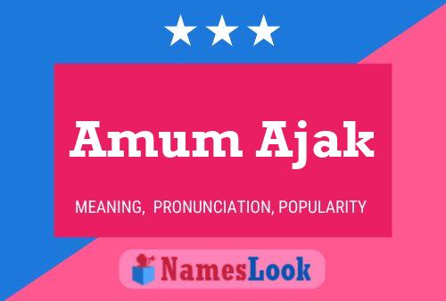 Amum Ajak Name Poster