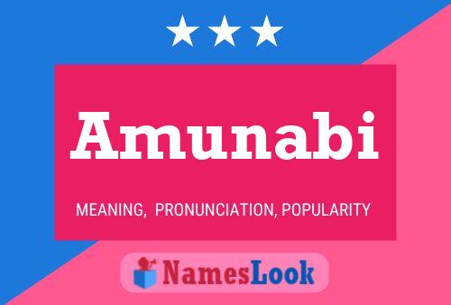 Amunabi Name Poster