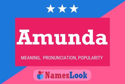 Amunda Name Poster