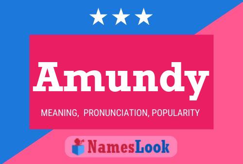 Amundy Name Poster