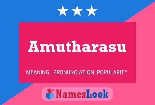 Amutharasu Name Poster