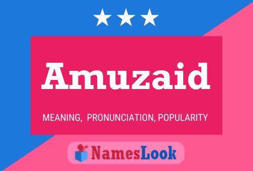 Amuzaid Name Poster