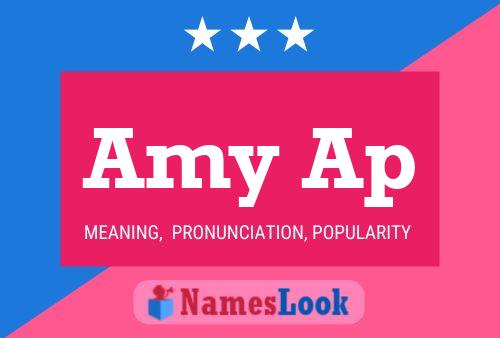 Amy Ap Name Poster